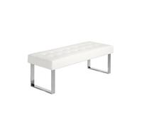 Banquette Design Capitonnée "Nacho" 120cm Blanc