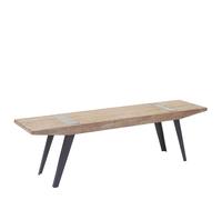 Banquette Hwc-A15b, Banc De Salle À Manger, Bois De Sapin Rustique, Massif, 160cm Multicolore