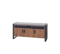 Banquette MENDLER HWC-A27, 53x110x30cm, aspect chêne Marron G