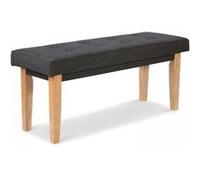 Banc Banquette Gris Fonce En Tissu 120 Cm Gris