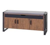 Banquette MENDLER HWC-A27, 53x110x30cm, aspect chêne Marron G