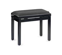 Banquette Piano Stagg PB39 noir brillant velours noir
