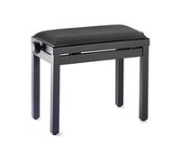PB39 BKM VBK Banquette Piano Noir mat velours noir