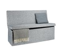 Banquette pliable tabouret de rangement pliant coffre à jouets 140 L amovible