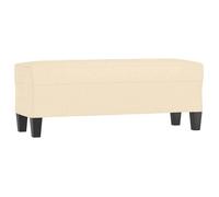 Banc Gris Foncé 100x35x41 cm Tissu Ottoman Siège Banquette de Lit vidaXL