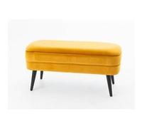 Banquette velours moutarde en polyester - Amadeus - - Polyester Multicolore G