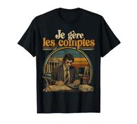 Banquier Banque Bureau Retro Vintage T-Shirt