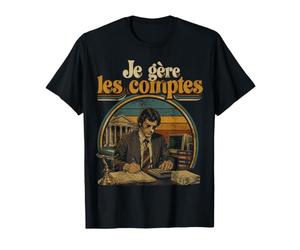 Banquier Banque Bureau Retro Vintage T-Shirt