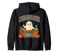 Banquier d'halloween - Compter Les pièces et Compter Les boos Sweat à Capuche