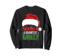 Banquier préféré du Père Noël drôle conteur de banque Sweatshirt