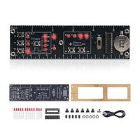 BANRIA Kit de soudure avec circuit logique DIY - Avec compteur binaire et flip-flop - Avec affichage LED - Kit de pratique de soudage électronique pour l'enseignement STEM, l'école, les études et les