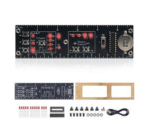 BANRIA Kit de soudure avec circuit logique DIY - Avec compteur binaire et flip-flop - Avec affichage LED - Kit de pratique de soudage électronique pour l'enseignement STEM, l'école, les études et les
