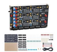 BANRIA Kit de Soudure DIY Portes Logiques avec LED, Circuit Électronique Éducatif AND OR NOT NAND NOR XOR XNOR, Projet STEM pour Débutants, Étudiants et Amateurs d’Électronique