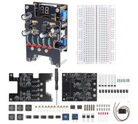 BANRIA - Module d'alimentation à souder - Universel - 1,5 V/3,3 V/5 V/12 V - Module d'alimentation réglable pour exercices électroniques de bricolage, expériences et tests