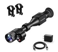 Bansainong Lunette thermique 384 x 288 avec vision nocturne, charge incluse | Dioptrie réglable, taux de rafraîchissement de 60 Hz, 11 palettes de couleurs, double système, pour les activités de plein