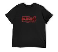 Banshee TV Series Show Urban Movie T-Shirt Mens Black Tees Unisex Shirt S