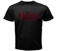 Banshee TV Series Show Urban Movie T-Shirt Mens Black Tees Unisex Shirt XL
