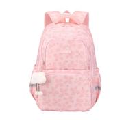 Bansusu Sac à dos pour enfants pour filles, cartable, feuille porte-bonheur multi-poches, sac à dos pour filles, Only Sac à dos Rose