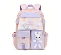 Bansusu Sacs à dos Kawaii pour filles - Capacité : sacs d'école primaire, A - Rose, L
