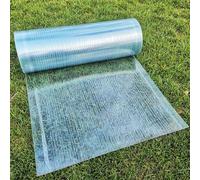 BANTASE Feuille De Toiture en Polycarbonate Transparent 1,5 X 20 M, Plaque De Protection UV, Facile À Plier Et À Découper, for Auvent Extérieur, Abri De Voiture Ou Panneau De Remise(1x1m(3.3x3.3ft))
