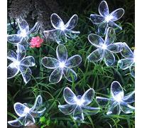BANTASE Guirlande Lumineuse LED en Forme De Fleur Cerisier - 3 Mètres 20 Décoratives for Terrasse, Intérieur, Extérieur, Maison, Chambre(Cool White,1.5m 10led)
