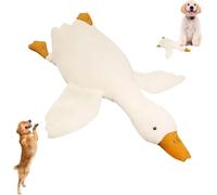 BANTASE Jouet for Chien en Forme De Canard Blanc, Oie Peluche Réaliste 50 Cm, Durable Et Câlin for Chiens Taille Moyenne Grande, Compagnon Doux for Chiots(1PCS)