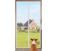 BANTASE Moustiquaire for Chat Personnalisée avec Fermeture Éclair, Rideau en Maille for Porte D'entrée, for Patio, Porche, Robuste, Durable, Adapté Aux Animaux Et Aux Enfants(85x200cm)