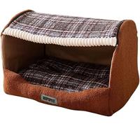 BANTASE Panier for Chien, Housse Amovible Et Lavable, Nid Durable for Chat D'intérieur, Joli Canapé Antidérapant(B,Medium)