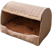 BANTASE Panier for Chien, Housse Amovible Et Lavable, Nid Durable for Chat D'intérieur, Joli Canapé Antidérapant(A,Medium)