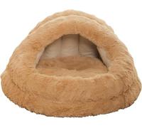 BANTASE Panier for Chien, Niche Douce for Chat Offrant Un Bon Soutien Et Confort Optimal À Votre Animal Grâce Son Coussin Amovible(A,S)