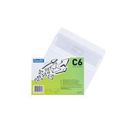 BANTEX 400085697 Lot de 40 enveloppes autocollantes C6 Blanc