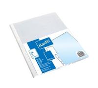 Bantex Cosse à pois A4 (Polypropylène, Transparent, 40 microns) - boîte de 100 pièces