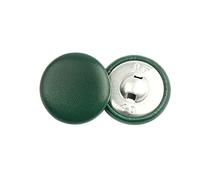 Bantopgong 20 pièces 11mm - 32mm Boutons en Cuir Bricolage Couture vêtements Accessoires Coupe-Vent Manteau canapé Bouton, Vert, 11.5mm