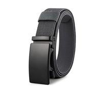 Bantopgong Ceinture élastique de sport en métal boucle automatique ceinture tactique militaire en nylon pour hommes 115-150cm, 150cm