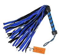 Bantoro Crafts Thuddy en Cuir Bleu et Noir de qualité supérieure - 30 Chutes pour Le Bondage BDSM et Le Jeu d'impact érotique
