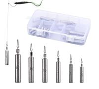 Bantre 30 pcs Pêche Plombs Poids, Poids de pêche Plomb Peche, Plombs de Pêche Poid, Peche Drop Shot Poids, Kit de Poids de Plomb de pêche, (3,5g 5g 7g10g 14g 20g)