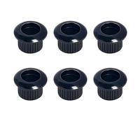 Banworks Adaptateur de rondelle pour accordeur de guitare, douille de conversion pour accordeur de cordes de guitare, embouts de 6 mm à 8 mm, lot de 6, JT/XNZT-01, noir