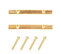 Banworks Barres de retenue de guide de cordes de guitare en cuivre Barres de tension de cordes pour guitares électriques Lot de 2 JT/YXK-03 Doré