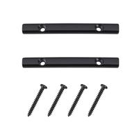 Banworks Barres de retenue de guide de cordes de guitare en cuivre Barres de tension de cordes pour guitares électriques Lot de 2 JT/YXK-03 Noir