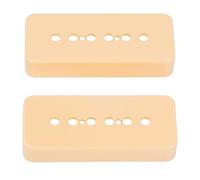 Banworks Capots de micros en plastique P90 Capots de micros Soapbar P-90 50 mm / 52 mm Capots de micros manche/chevalet pour guitare électrique Epiphone Les Paul LP 2JT/SYQG-07