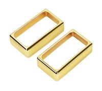 Banworks Couvercles de micro Humbucker en laiton ouvert Anneau de cadre Humbucker en forme de O pour guitare électrique Lot de 2 JT/SYQG-08 Doré