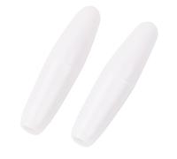 Banworks Embouts de protection de bras de vibrato pour guitare électrique 5 mm Capuchons de barre de vibrato pour guitare électrique Strat ST Jazzmaster Jaguar Mustang Tele Lot de 2 JT/YBM-01 Blanc