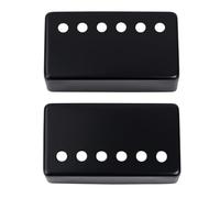 Banworks Housses de micro Humbucker en métal pour guitare électrique 50 mm (1-31/32 pouces) Housses de micro Humbucker pour manche de guitare électrique Lot de 2 JT/SYQG-03 Noir