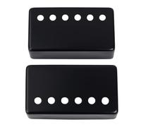 Banworks Housses de micros Humbucker en métal pour guitare électrique 50 mm (1-31/32 pouces) / 52 mm (2-3/64 pouces) Housses de micros manche/chevalet pour guitare électrique Lot de 2 JT/SYQG-03 Noir