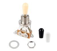 Banworks Interrupteur à bascule 3 voies à cadre court pour guitare Epiphone EPI LP Les Paul JT/DWQ-02 Chromé