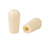 Banworks JT/DWQM-06 Lot de 2 capuchons métriques pour interrupteur à bascule 3,5 mm pour guitares électriques Epiphone EPI Les Paul LP SG Crème clair