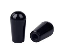 Banworks JT/DWQM-06 Lot de 2 capuchons métriques pour interrupteur à bascule M3.5 pour guitare électrique Epiphone EPI Les Paul LP SG Noir 3,5 mm