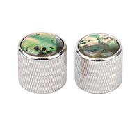 Banworks JT/XN-15 Lot de 2 boutons de contrôle en métal à 18 cannelures pour guitare électrique Squier Telecaster Tele Super Strat ST 6 mm