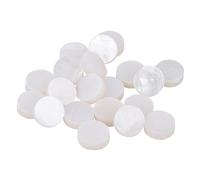 Banworks JT/YD-01 Lot de 20 marqueurs de position pour frettes de guitare avec coque blanche naturelle 6 mm