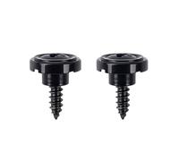 Banworks JT/YXK-07 Lot de 2 fixations d'arbre de guitare vintage de 152 m pour guitares électriques Fender Telecaster Tele TL Noir